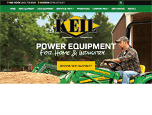 Tablet Screenshot of keilequipment.com